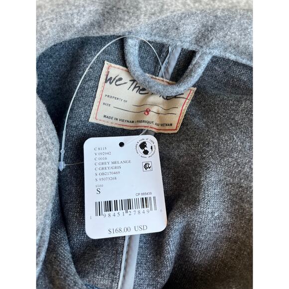 Free People Lola Shirt Jacket Grey Size Small - Picture 4 of 4